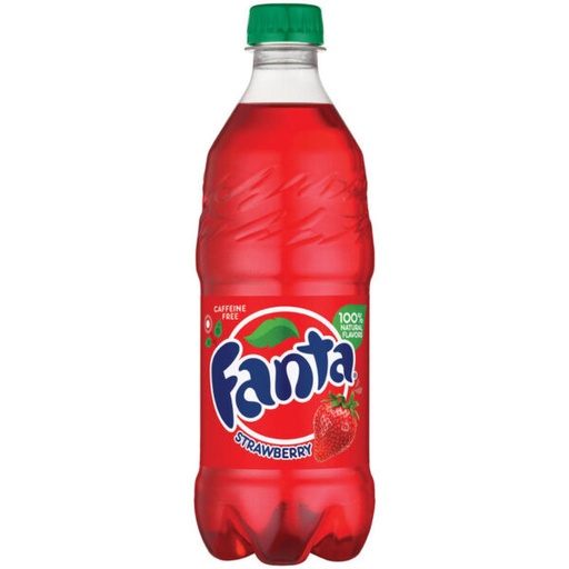 Fanta Strawberry 20 oz 24 pk.