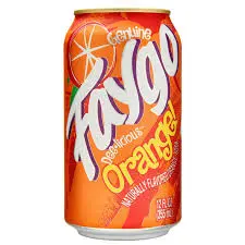 Faygo Can Orange 12 oz, 24 pk.