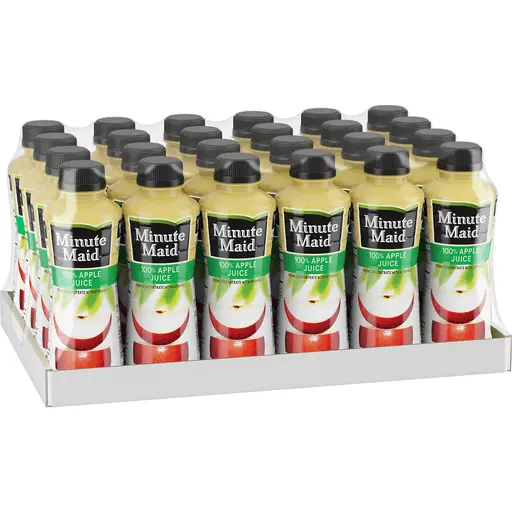 Minute Maid Apple Juice 16 oz, 24 pk.