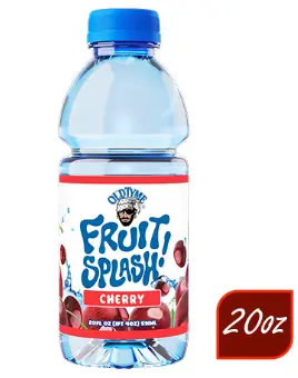 Splash Fruit Cherry 20 oz, 12 pk.