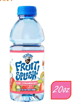 Splash Fruit Kiwi Strawberry 20 oz, 12 pk.