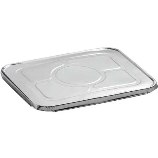 Choice Foil Steam Table Pan Lid - Half Size - 100/Case