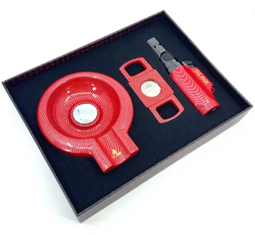 Blink Ash Tray Set Red