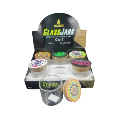 Blink Glass Jars 6ct