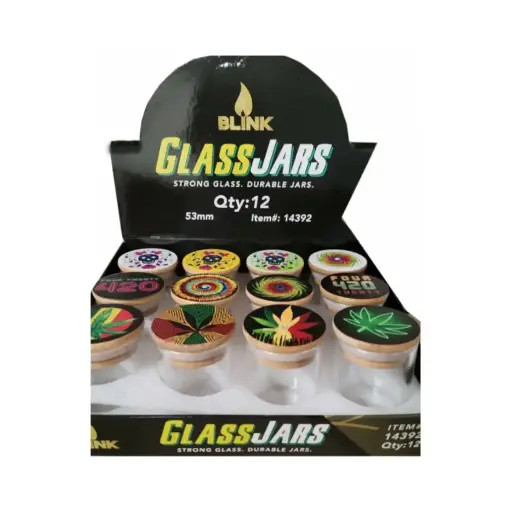 Blink Glass Jars 12ct