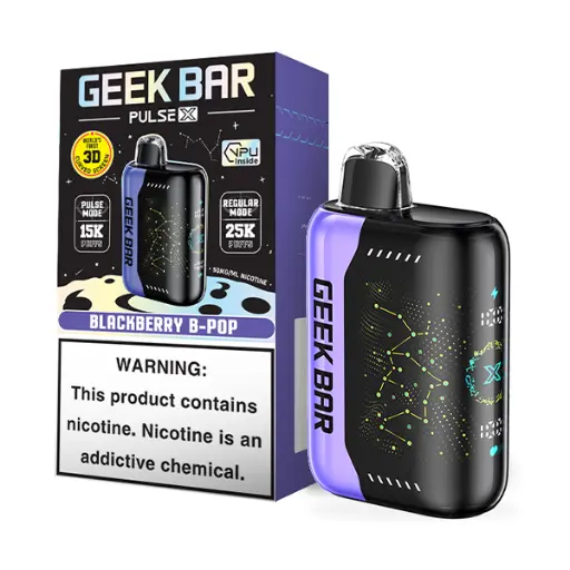 GEEK BAR PULSE X 25K BLACKBERRY B-POP 5CT