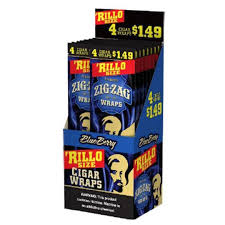 Zig-Zag Blueberry Cigar Wraps 4/1.49