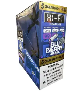 Hi-Fi Blu Berry Cigarillos 15 ct. 