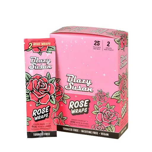 Blazy Susan Rose Wrap 2/25 pk