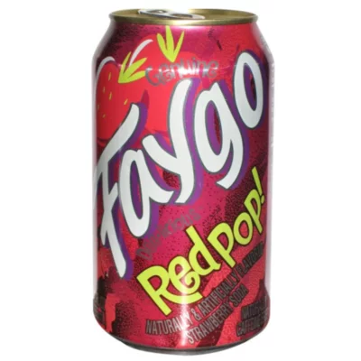 Faygo Can Red pop 12 oz, 24 pk. 