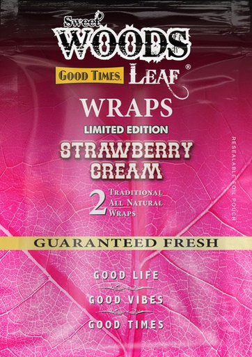 Good Times Leaf Wrap Strawberry Cream 30 ct. 