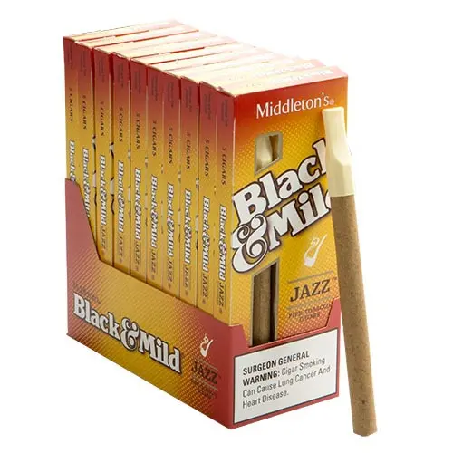 Black & Mild Jazz Pastic Tip Cigars 5/10 ct. 