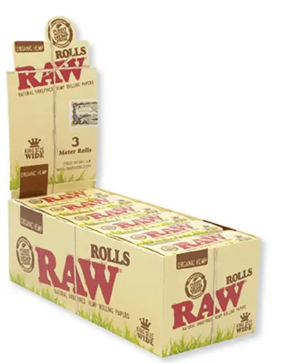 Raw Rolls King Size Wide 3/12 ct. 