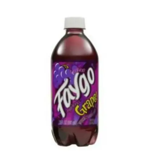 Faygo Bottle Grape 20 oz, 24 pk. 