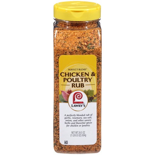 Lawry Chicken & Poultry Rub 24.5 oz.