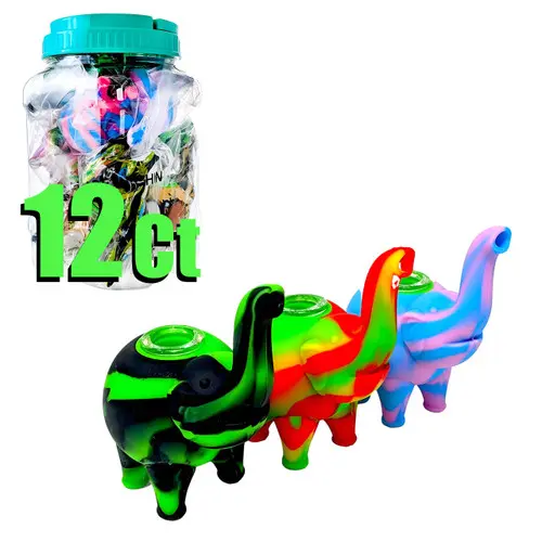 Silicone Elephant Jar 12ct