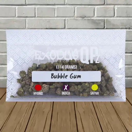 EXODUS QPZ BUBBLE GUM 114G (INDICA)