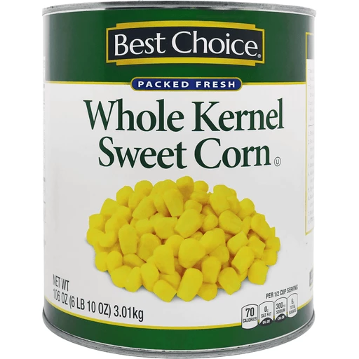 West Creek Whole Kernel Corn 3.01 kg.