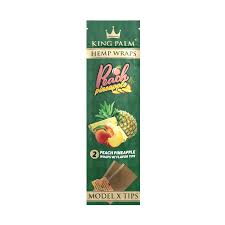 King Palm Hemp Wrap Peach Pineapple 15ct 2pk