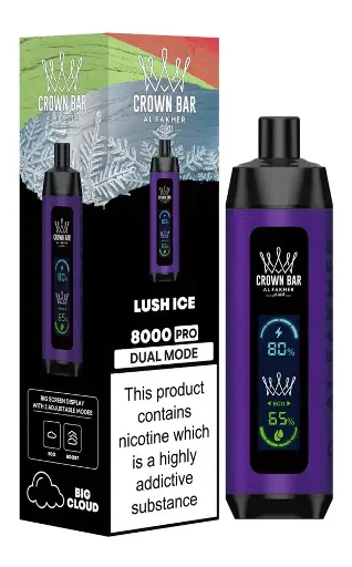 Al Fakher Lush Ice Crown Bar PRO 8000 Puffs