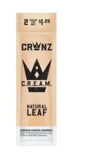 Crwnz 2/1.29 Natural Leaf Cream 2/15 pk. 