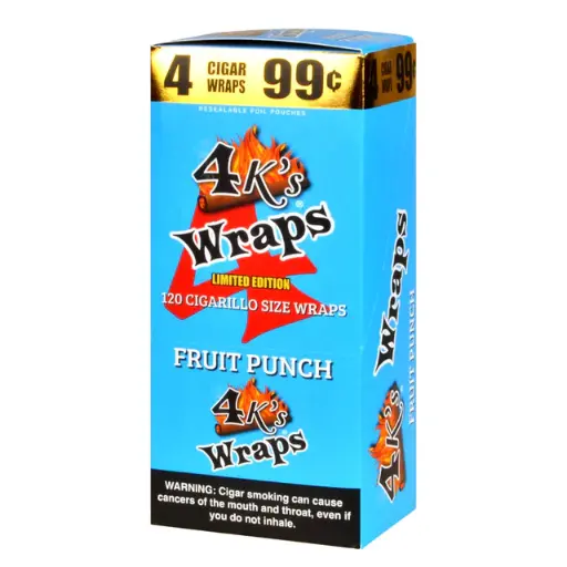 4K Wraps Fruit Punch 4/.99 30 ct. 