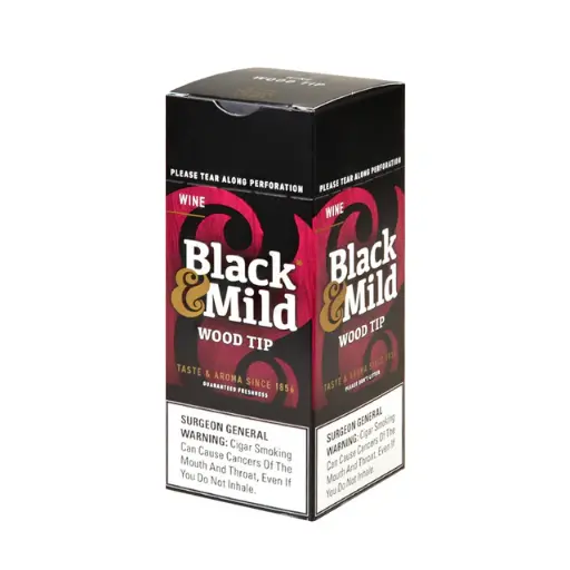 Black & Mild Cigar Wine Wood Tip 25 ct. 