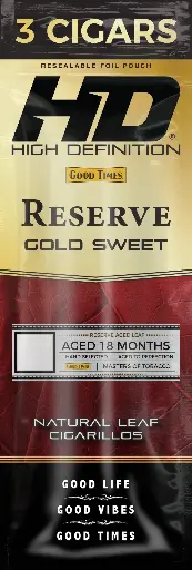 GT HD RESERVE 3-15PK GOLD SWEET