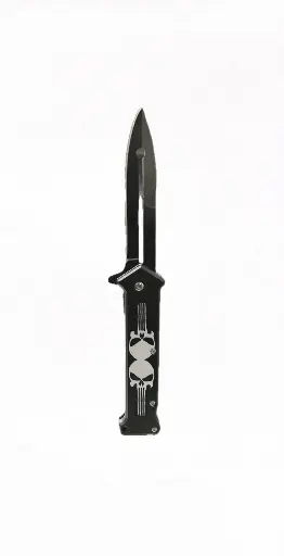 Knife Double Skull Black 1 ct. 