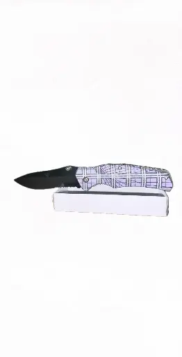 Knife Purple Plaid 1 ct. 