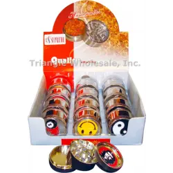 3pt Grinders - Assorted Designs (12pcs/dsp)