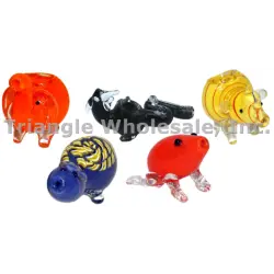 15pc Mini Animal Pipes 