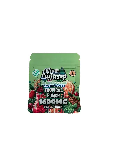 Viva La Hemp Tropical Punch 1,600 MG Infused Cube 50 ct.