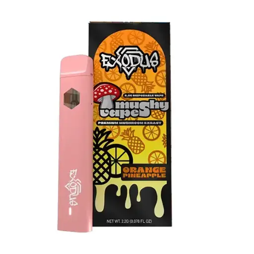 Exodus Mushy Vapes Orange Pineapple 2.2G 6ct. Disposable 