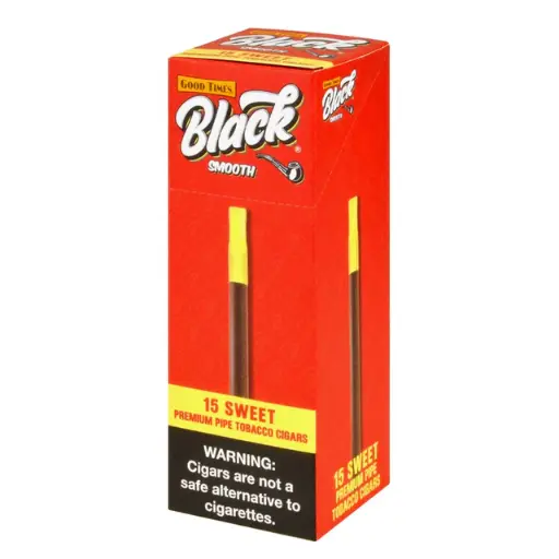 Good Times BLACK SMOOTH Sweet Cigarillos, .89/15ct