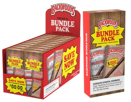 Backwood Bundle Russian Cream/Sweet Aroma 5/20 Display